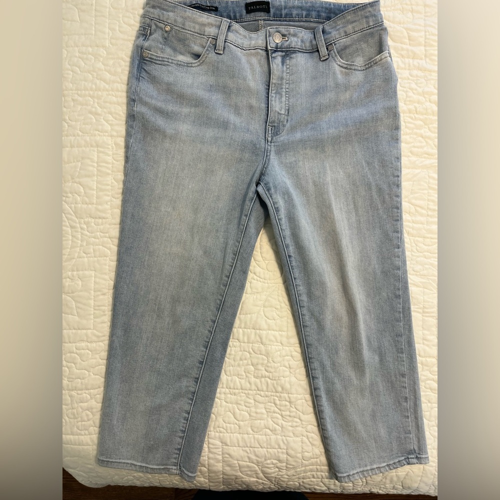 Talbots Straight Leg Crop Jeans